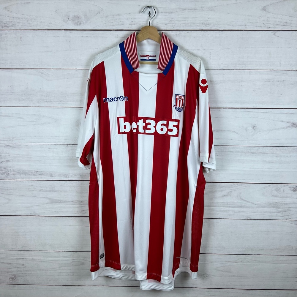 Stoke City Macron Soccer Jersey 3XL